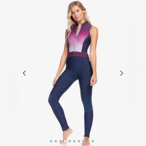 Roxy 1.5mm Rise Collection Long John Wetsuit Women’s Size 2 - Picture 4 of 15